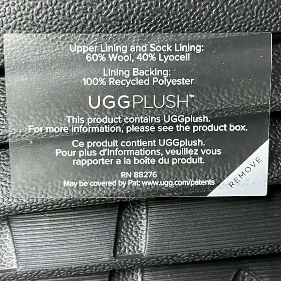 UGG Nita Genuine Shearling Platform Slippers Black Charcoal — Size 8 — NIB - Picture 8 of 13